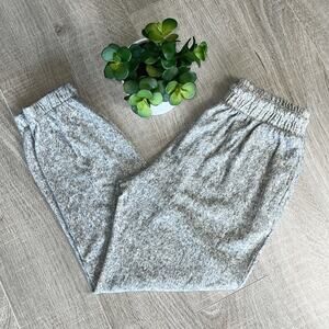 LA LA LAND CREATIVE CO Heathered Gray Jogger Pants Women’s Size Medium